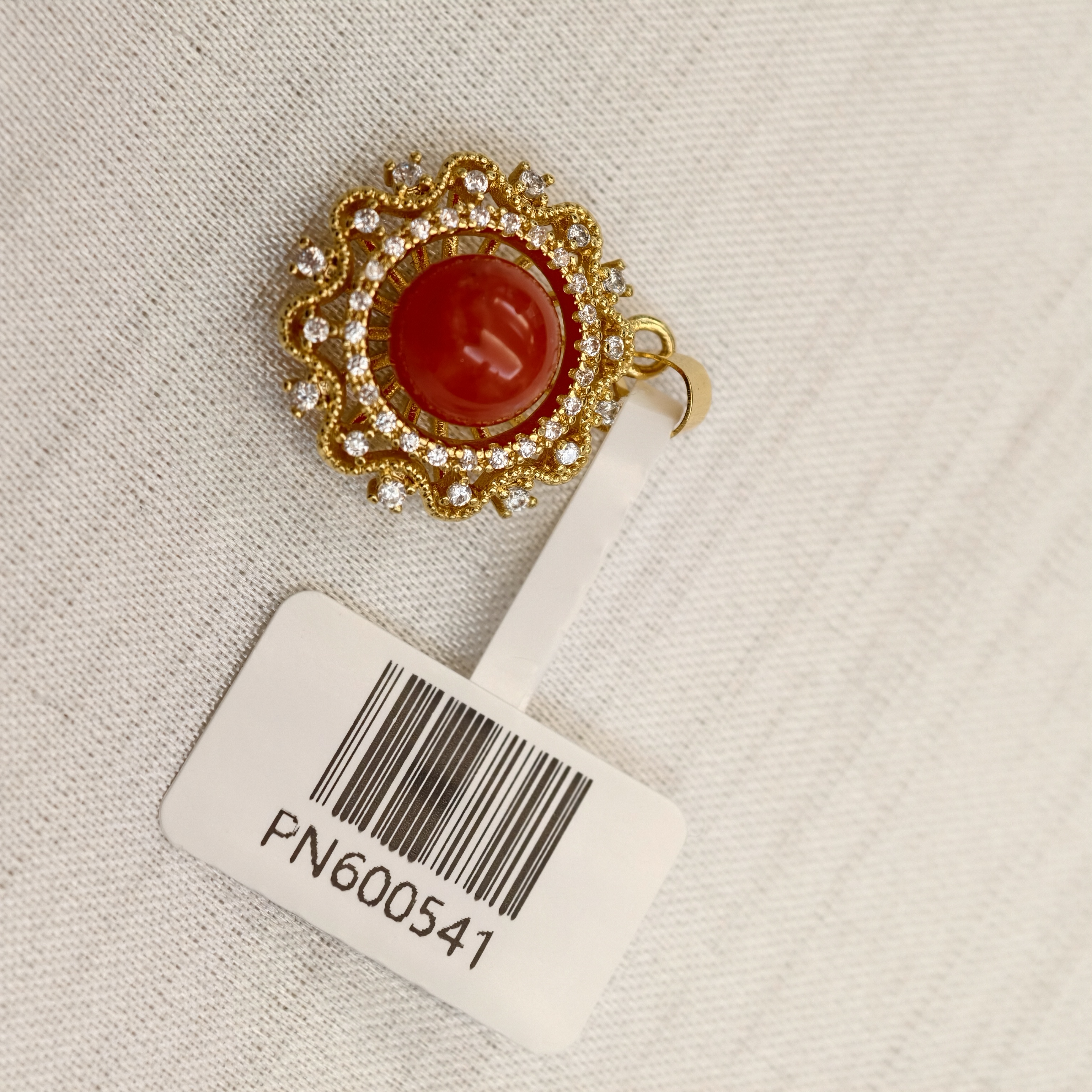 天然玉石 南红圆珠吊坠+7-9mm新中式国风复古 多样性发货PN600541