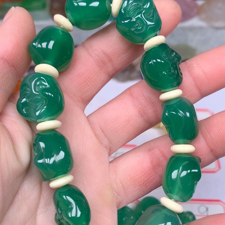 玛瑙/玉髓颈饰未镶嵌❤️****