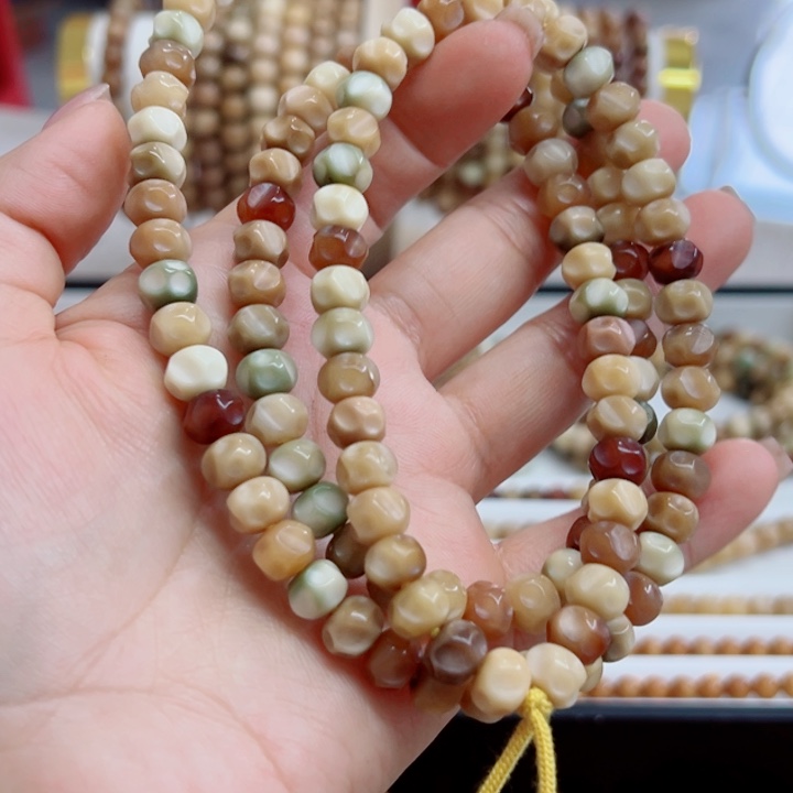 【***】龙脊菩提手串卡9苹果无相多宝长