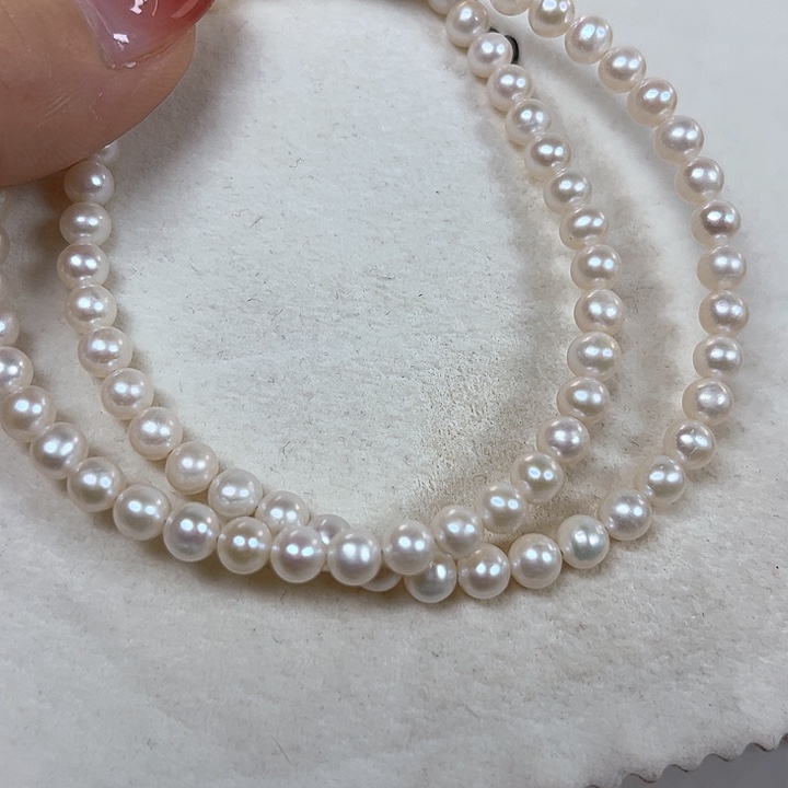 淡水珍珠银S925镶嵌颈饰