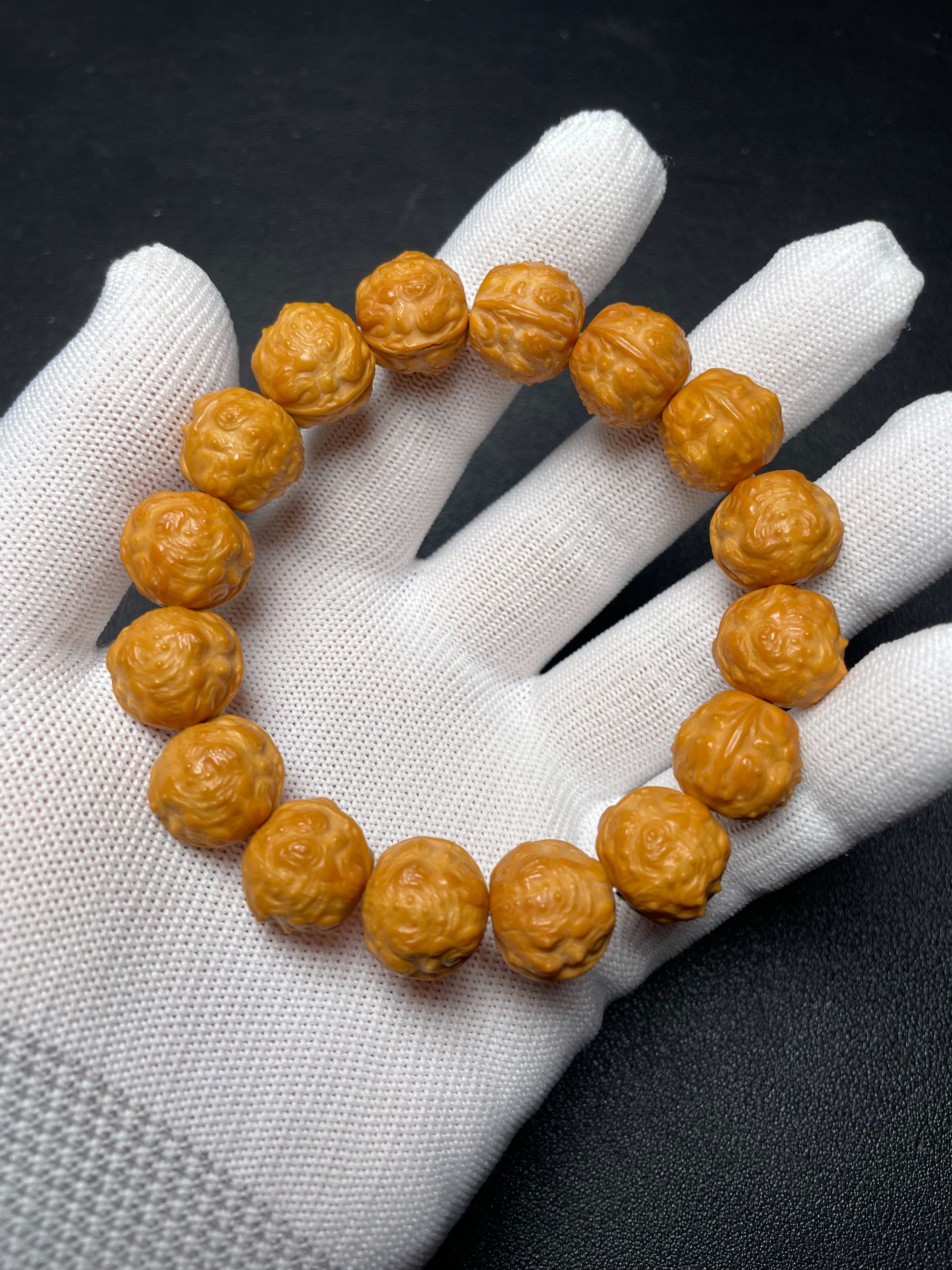 蝉王  猴头核桃 精挑精选 手串