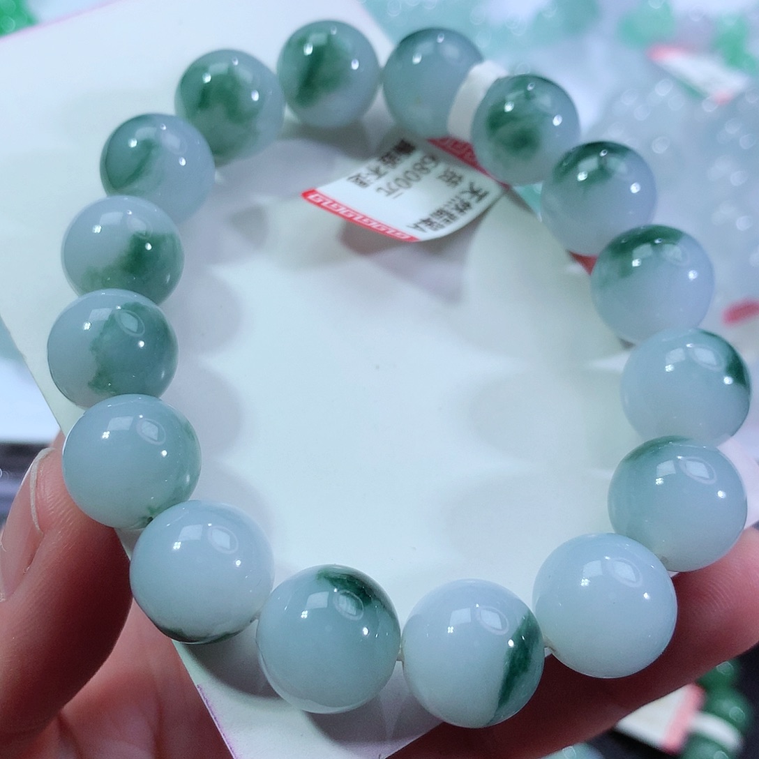 翡翠手链未镶嵌卡13