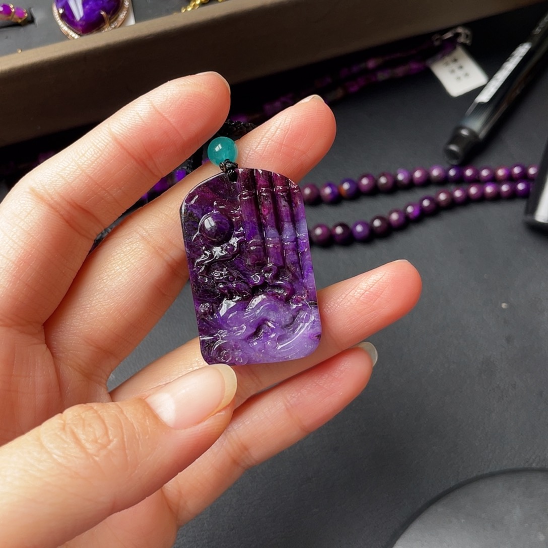 苏纪石（舒俱来）未镶嵌吊坠