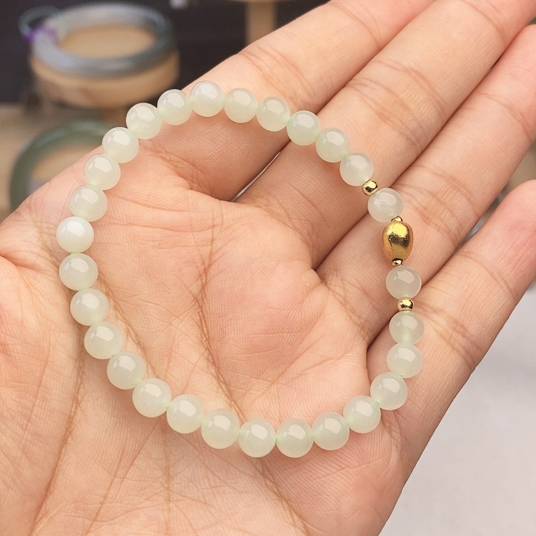 和田玉未镶嵌手链