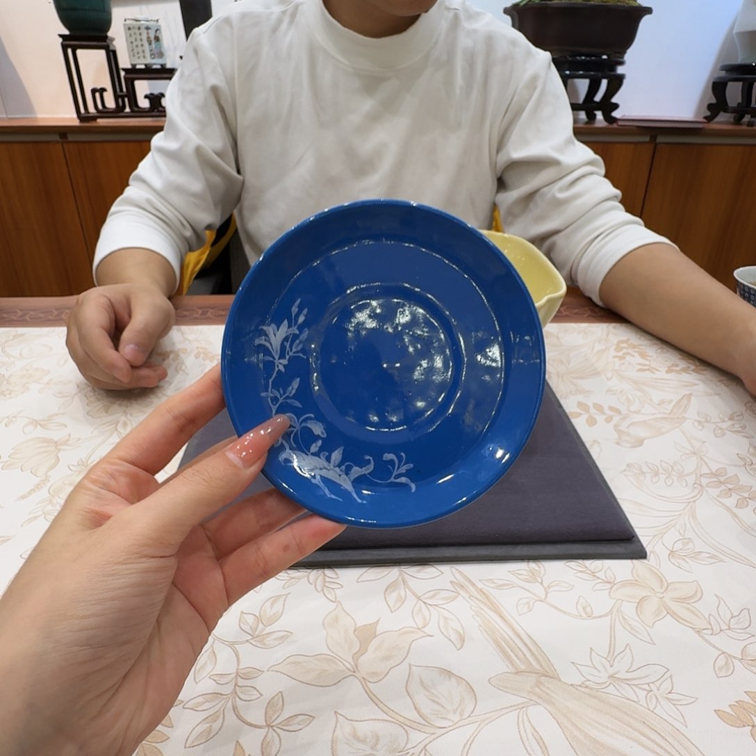 摆件风*月景德镇陶瓷碟一块