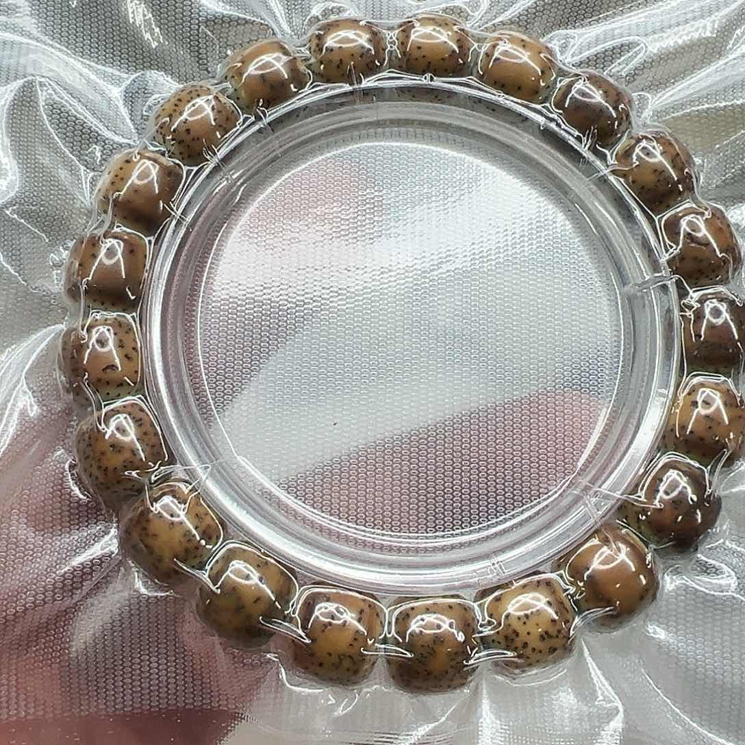 星月菩提手串37高端火烧云星月菩提单圈1.1