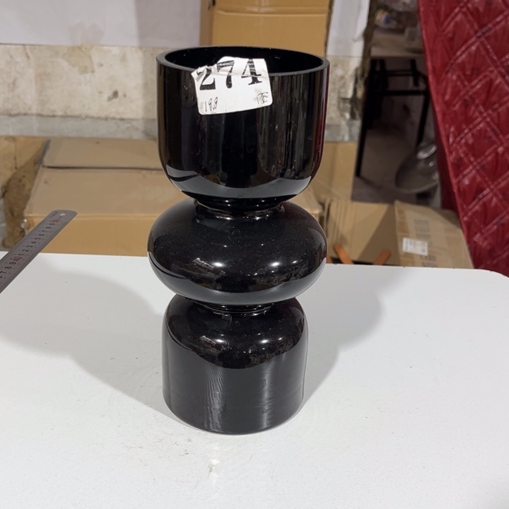 玻璃274高23口10玻璃花瓶嘎嘎好看玻璃花瓶