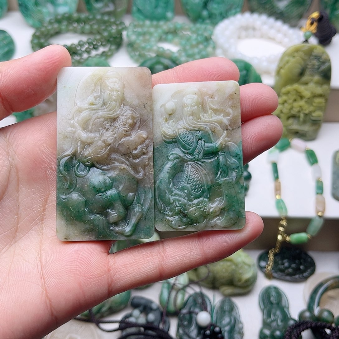 独山玉挂件未镶嵌A****.