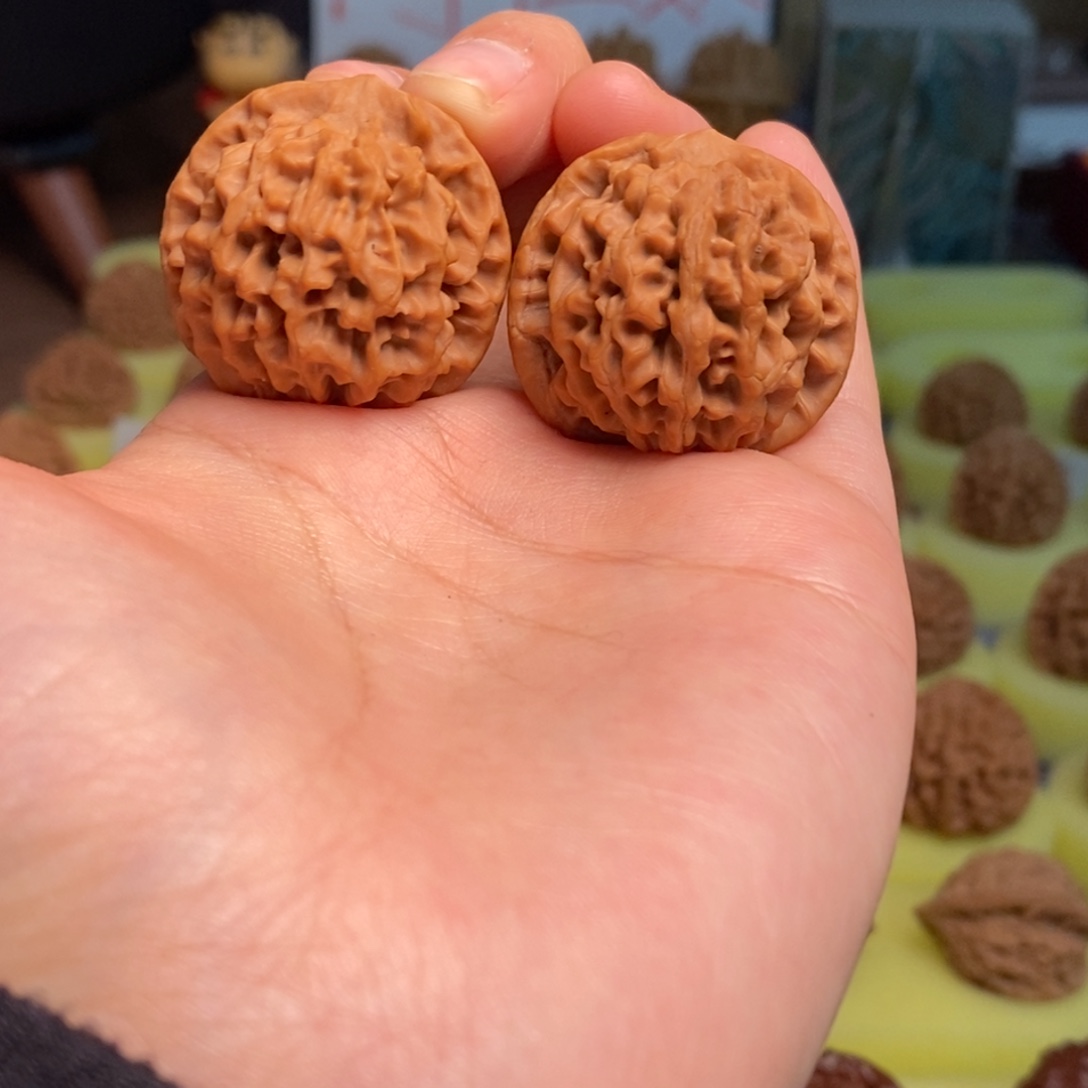 核桃秦岭闷尖狮子头33瑕疵