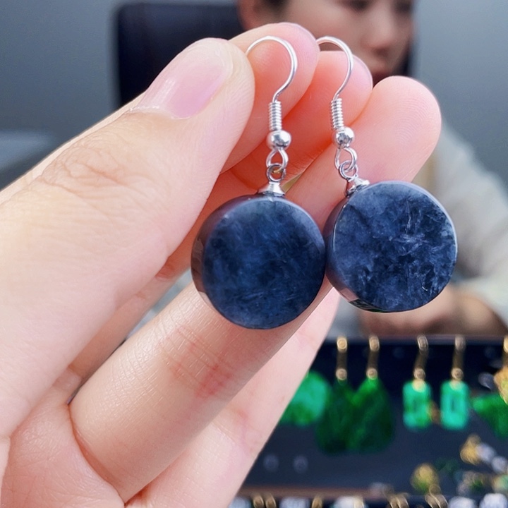 翡翠耳饰未镶嵌饰品