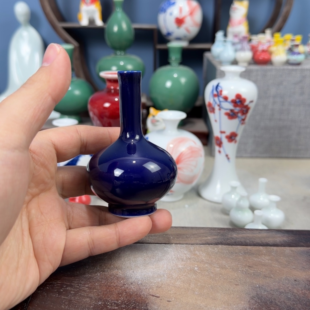 陶瓷手工小花器摆件