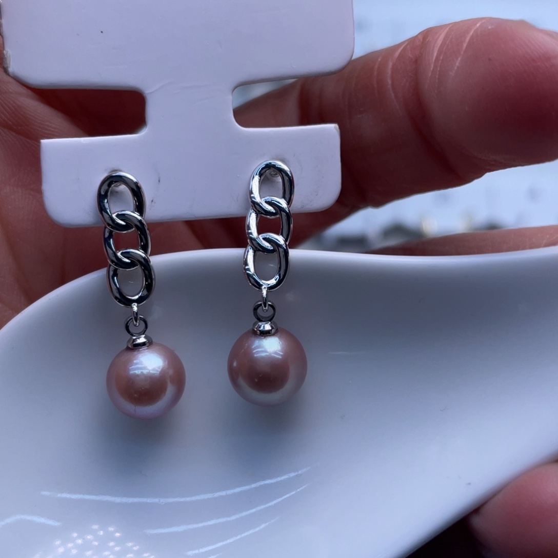 耳饰未镶嵌淡水珍珠