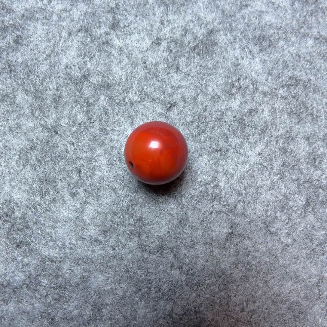 隔***王南红玛瑙未镶嵌珠宝半成品卡14单珠