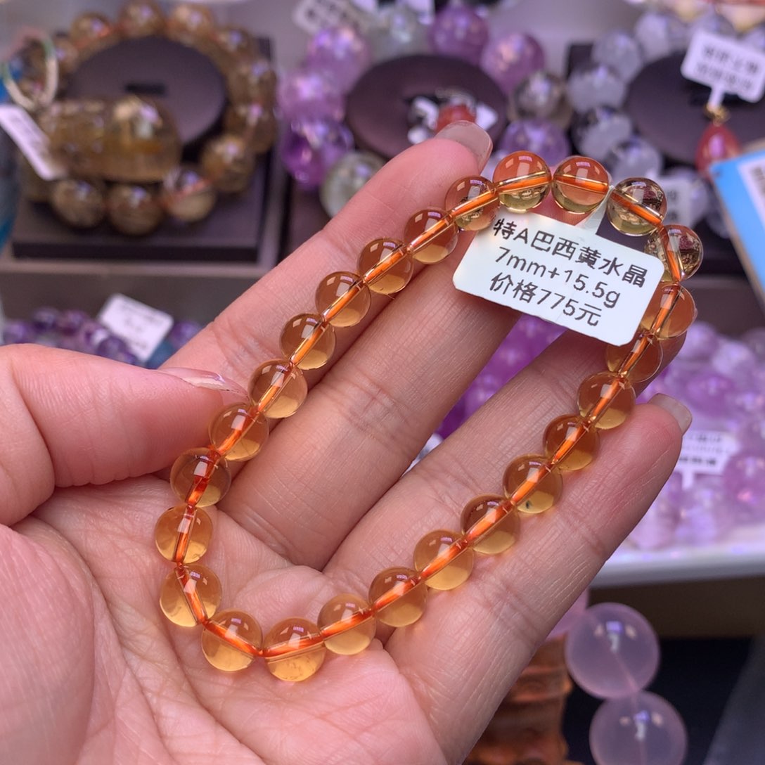 水晶手链未镶嵌粥**.手链