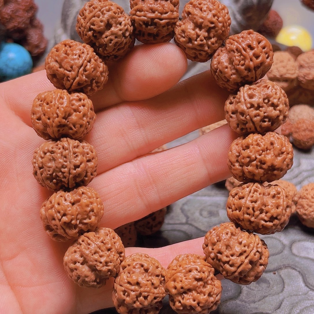 手串金刚菩提22mM 蜂窝双龙