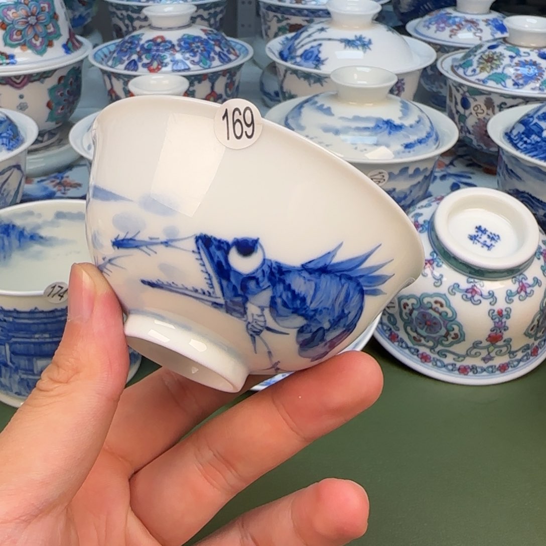 彦祖纯手工手绘茶具167