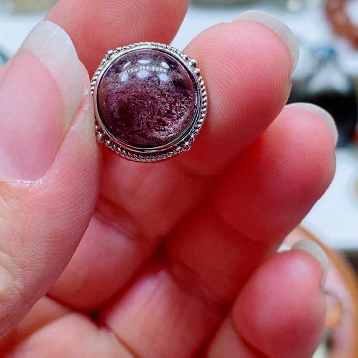 水晶戒指未镶嵌水晶