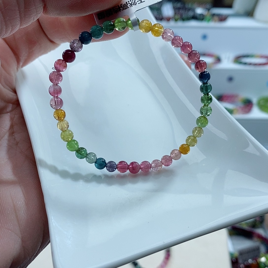 碧玺手链未镶嵌手链