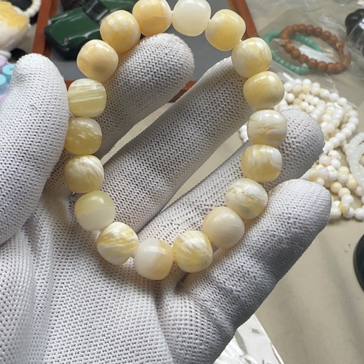 白玉菩提吊坠白色6117