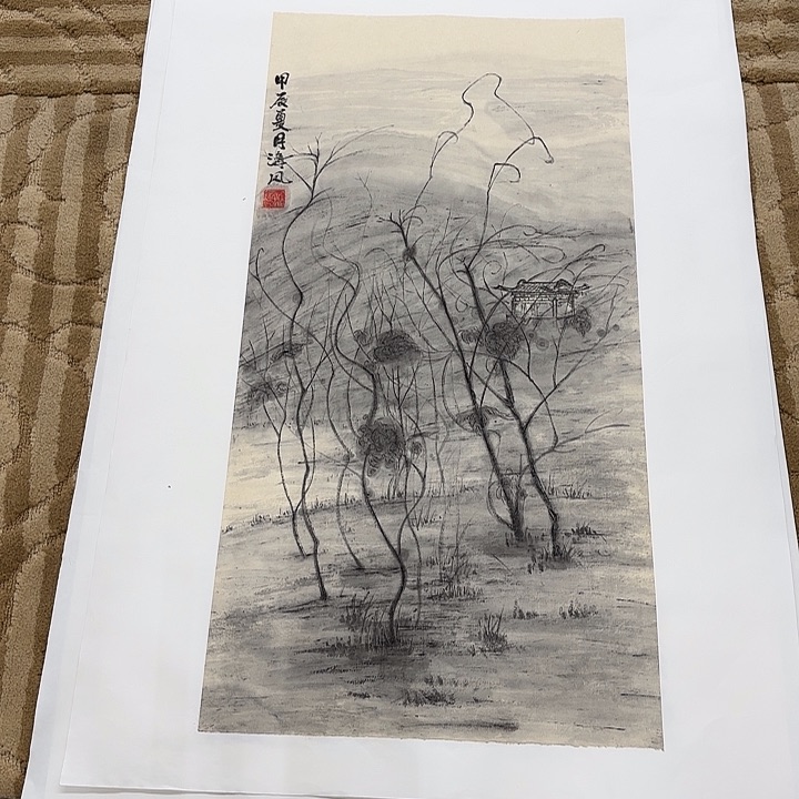 国画花鸟的翅膀和翅膀是