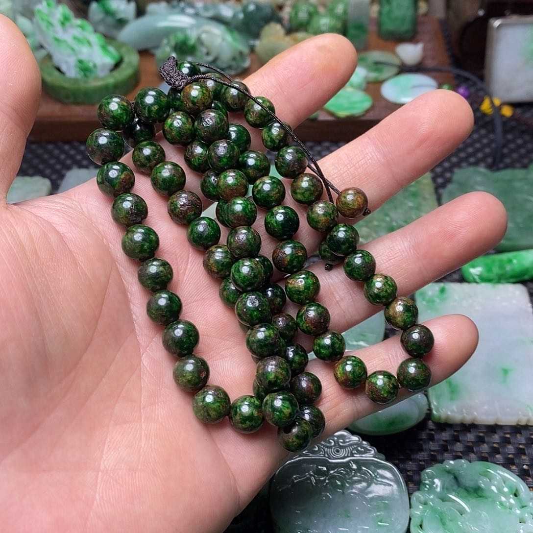 翡翠未镶嵌挂件王**范缅甸天然翡翠项链