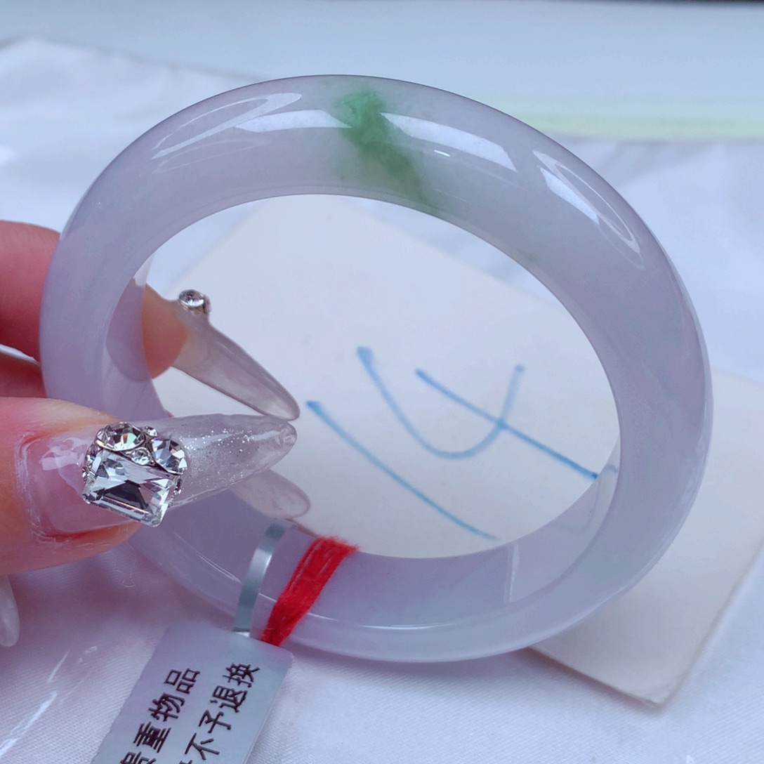 翡翠手镯未镶嵌天然缅甸翡翠A货手镯