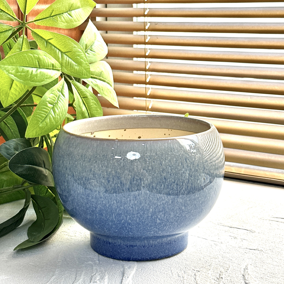 C226口17高15陶瓷透气花盆适合室内外多种花卉绿植装饰