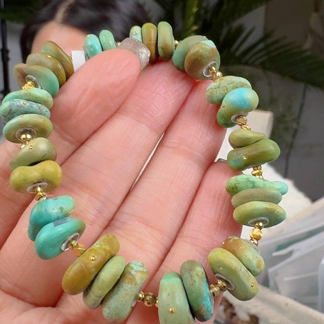 绿松石珠宝奇石未镶嵌