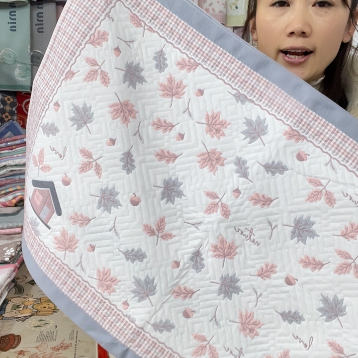 棉特价促销灰色枫叶