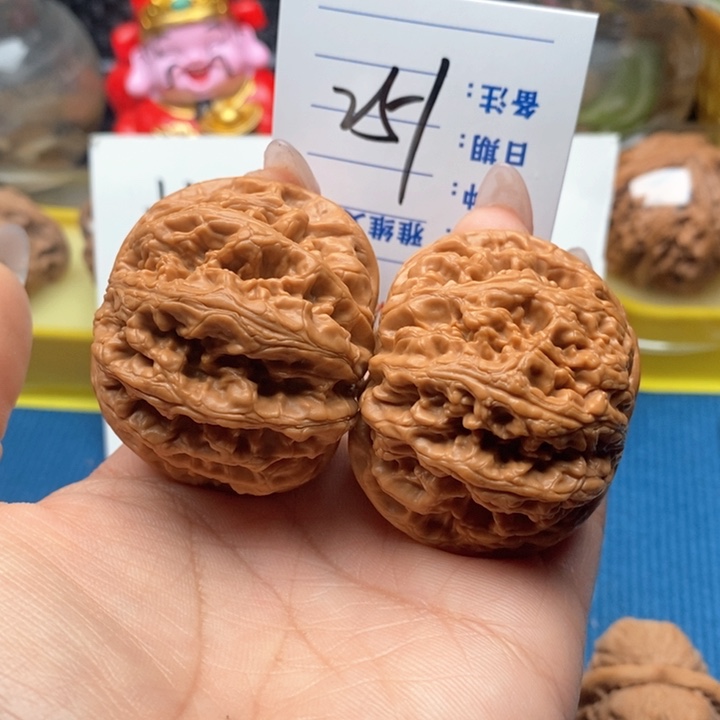 文玩核桃把件251号47.5平谷粗筋