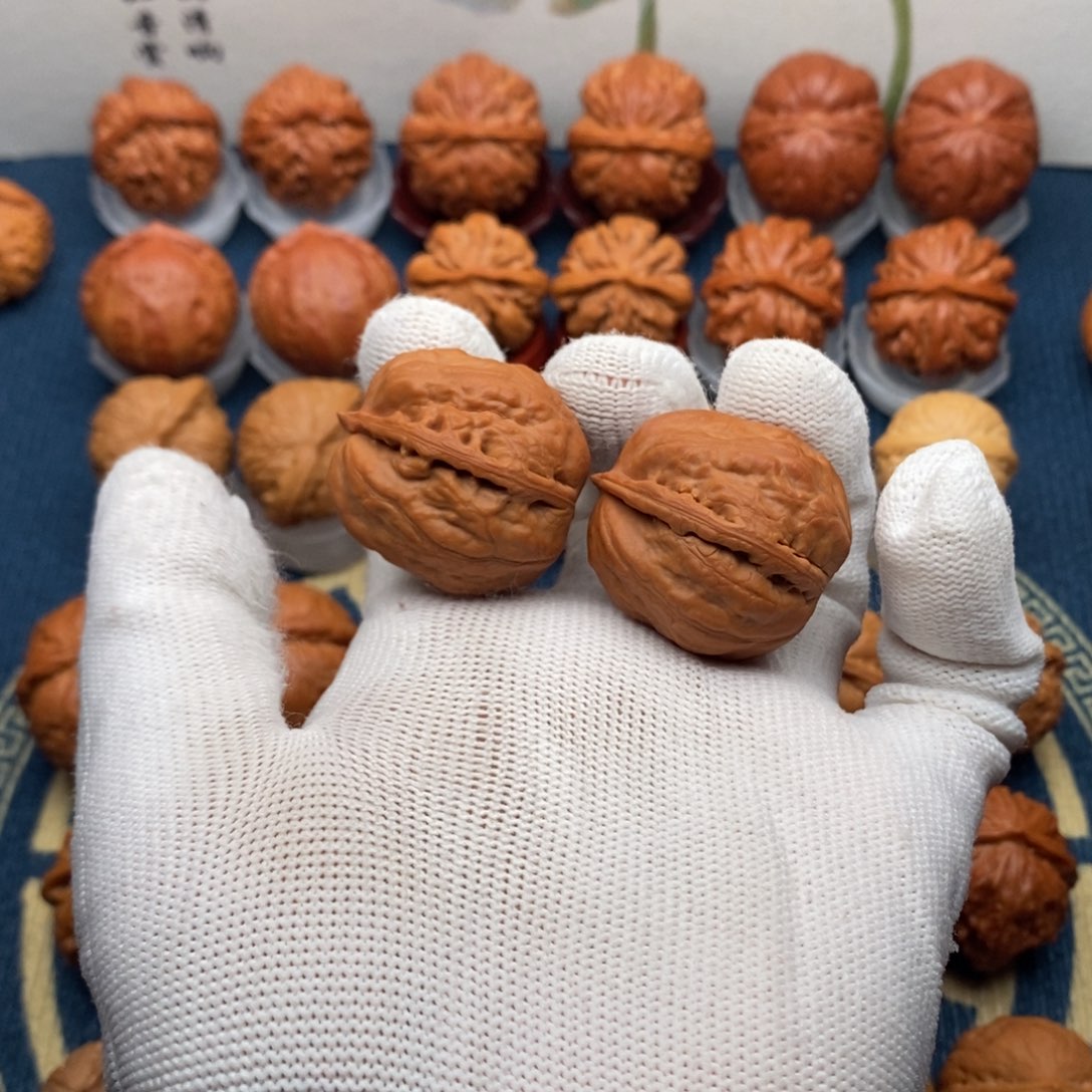 文玩核桃把件三角蛙