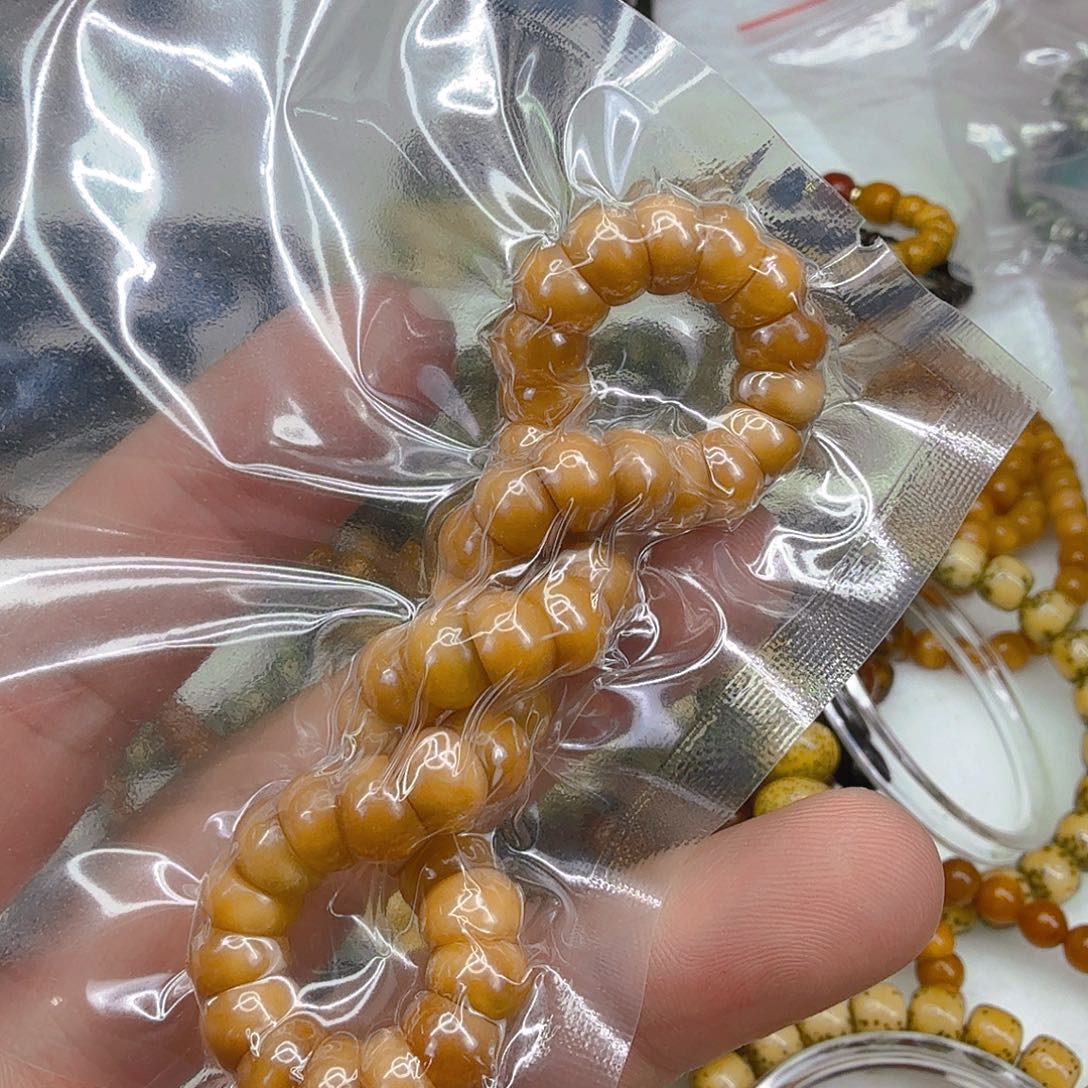 聆****星月菩提手串33龙脊菩提单圈大肠0.8