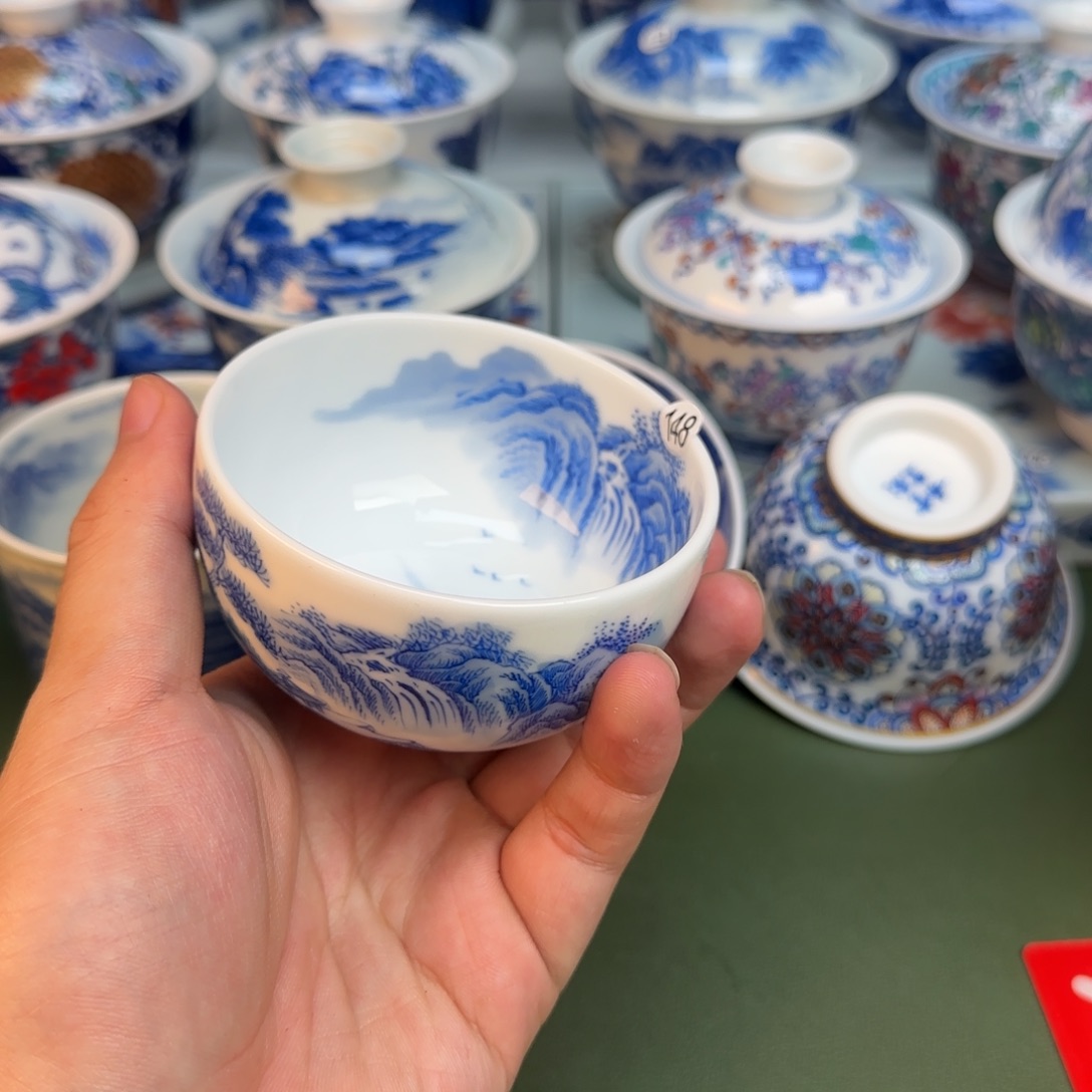 彦祖纯手工手绘茶具148