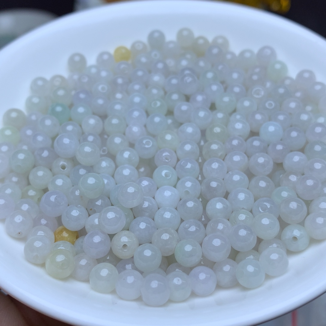 【闪购商品】翡翠手链未镶嵌卡5.4冰淡紫50个