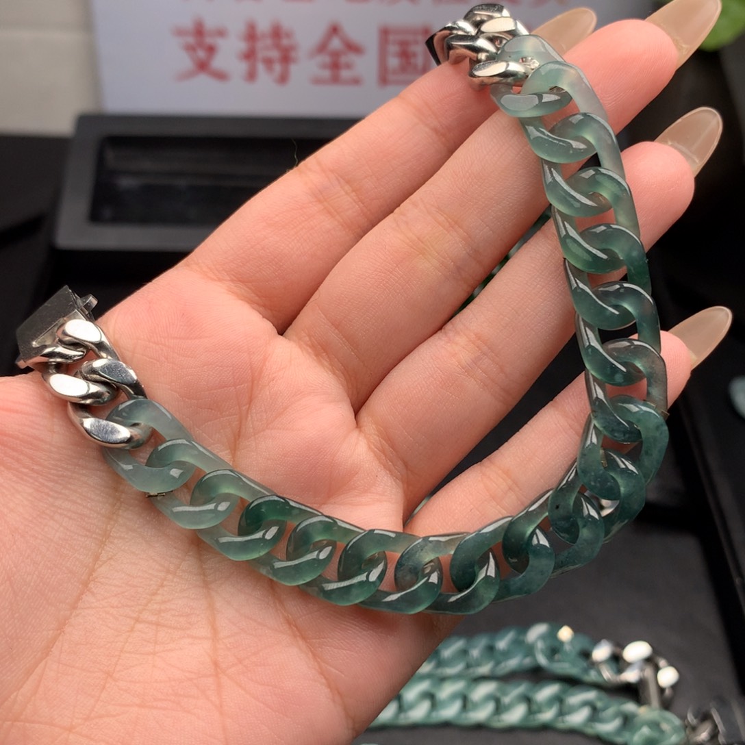 *****翡翠未镶嵌手链00001