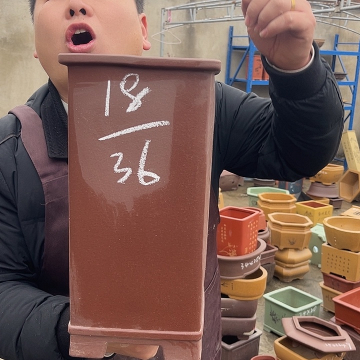 紫砂花盆紫砂等传统