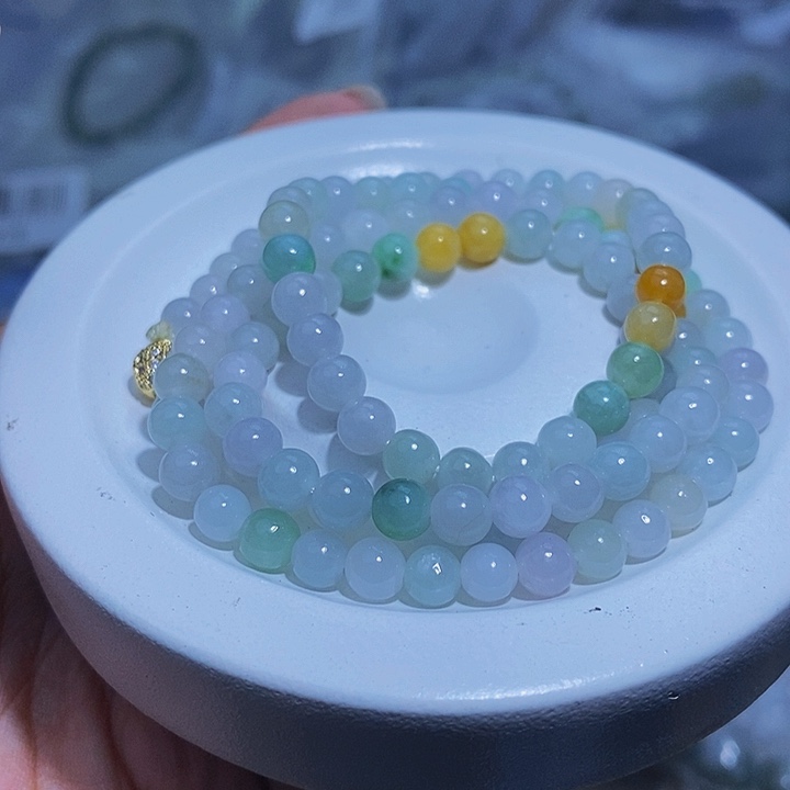 未镶嵌手串翡翠天然缅甸A货翡翠5.8