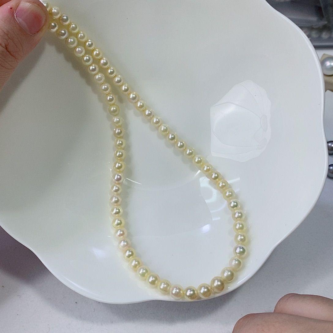 海水珍珠颈饰银S925镶嵌