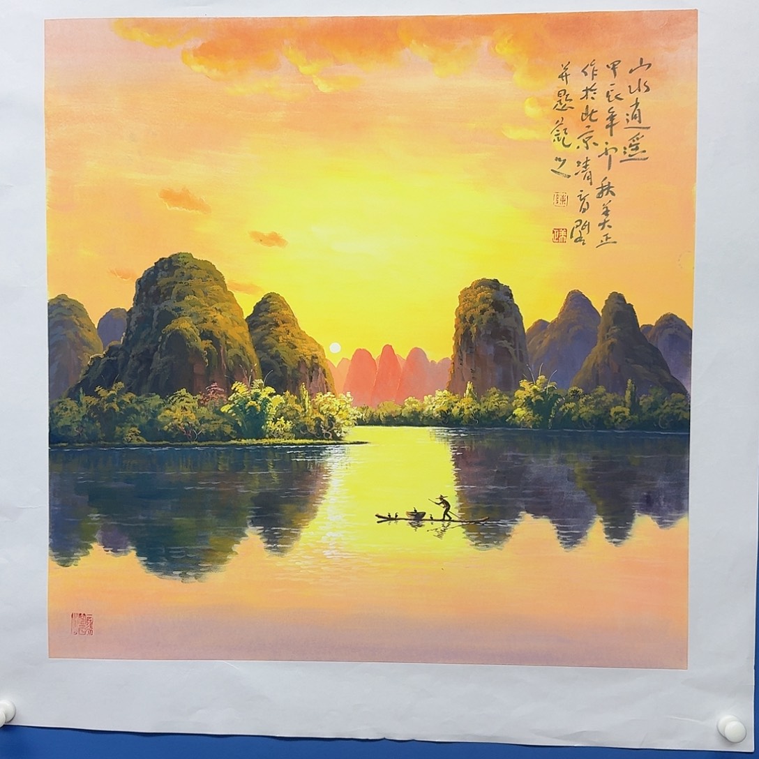 国画多次参加国内外大型