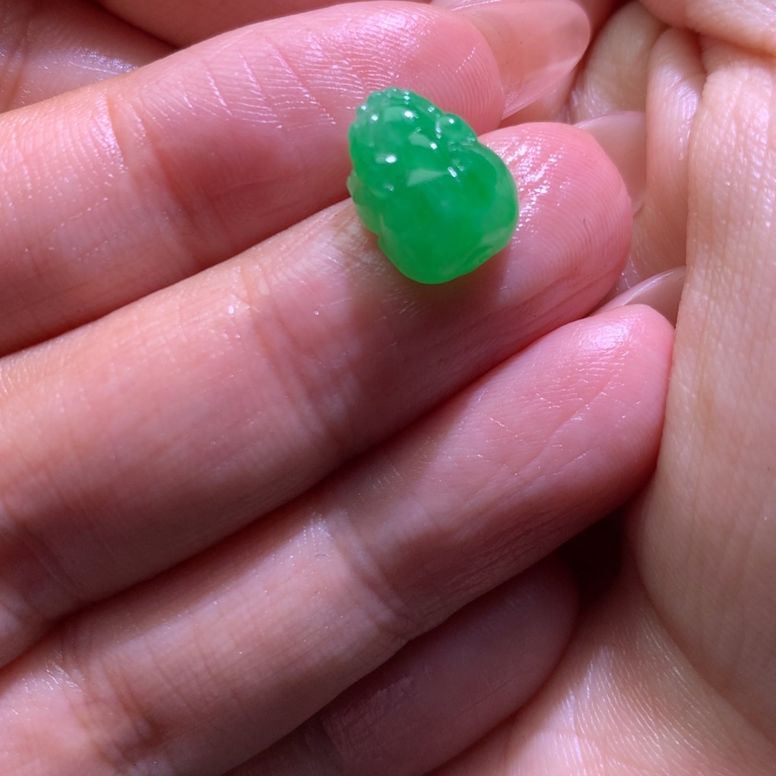 定制翡翠未镶嵌凉****苼毛