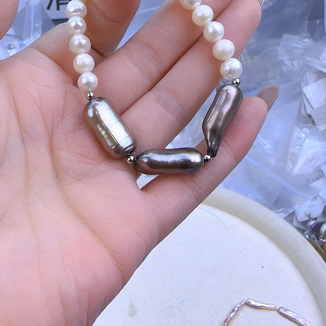 未镶嵌项链定制863淡水珍珠