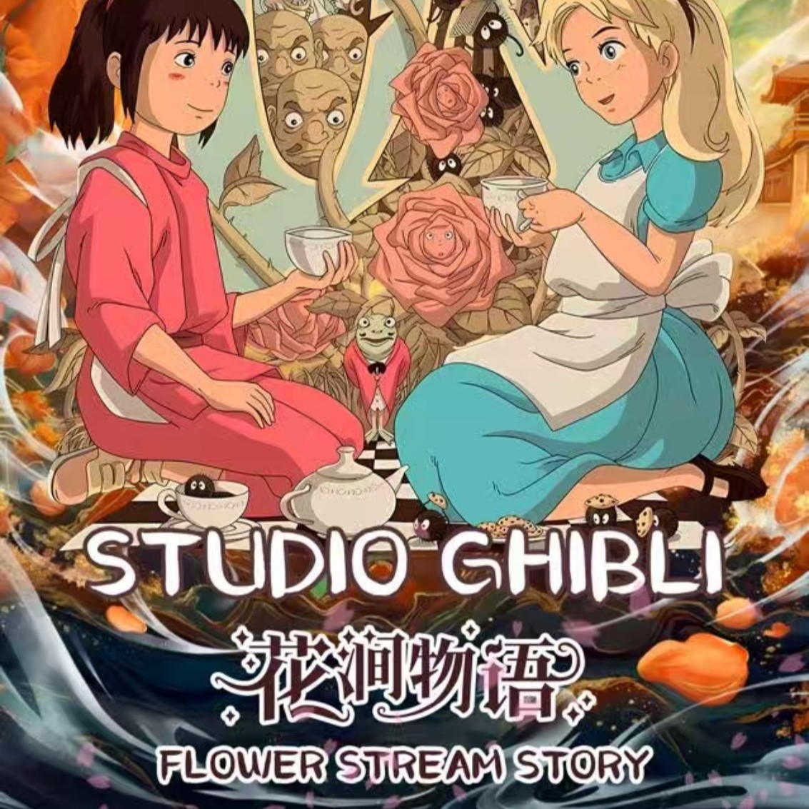 灿卡文创  宫崎骏第二弹《花涧物语》卡牌盲盒（国卡）
