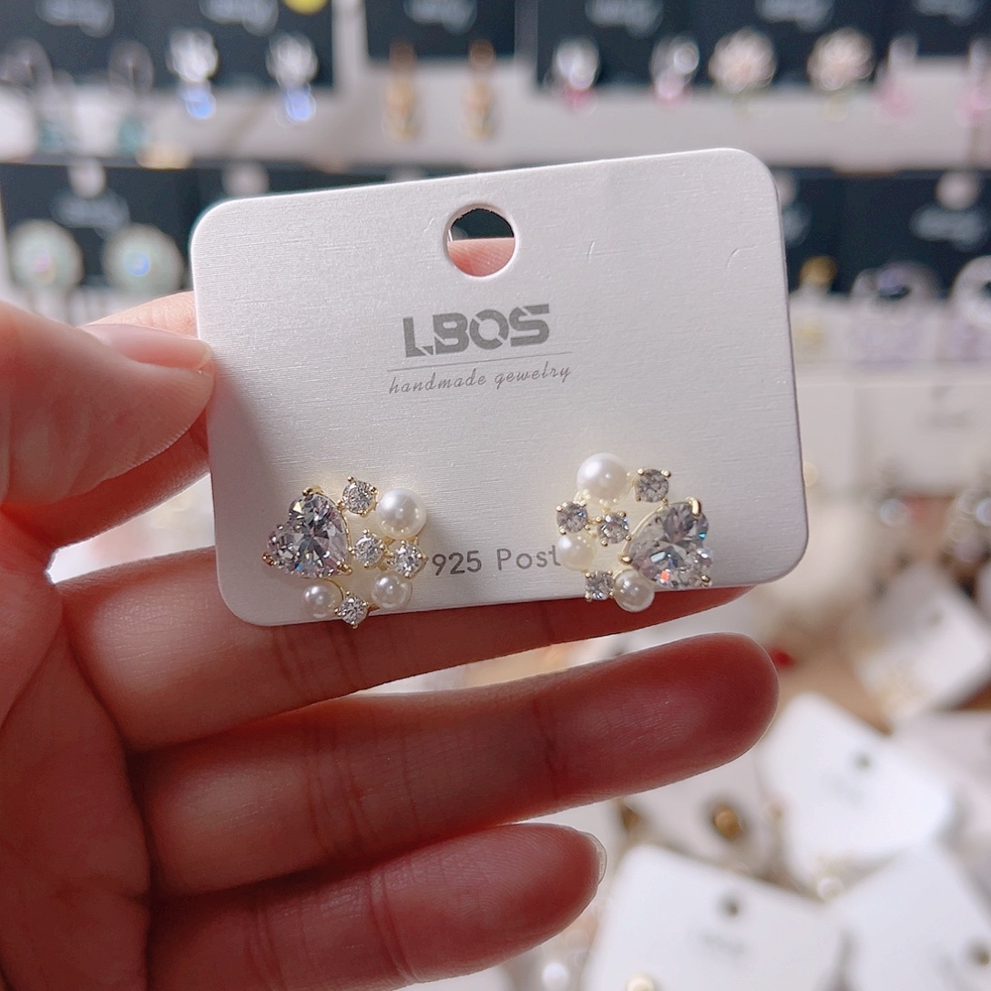 锆石纯铜合金耳环的