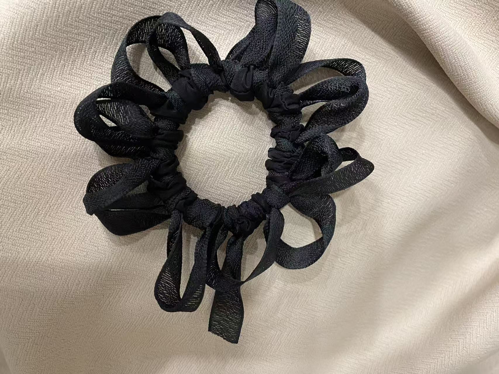 韩国正品/不支持退换/手工编织蝴蝶结小肠发圈头绳/0615/11