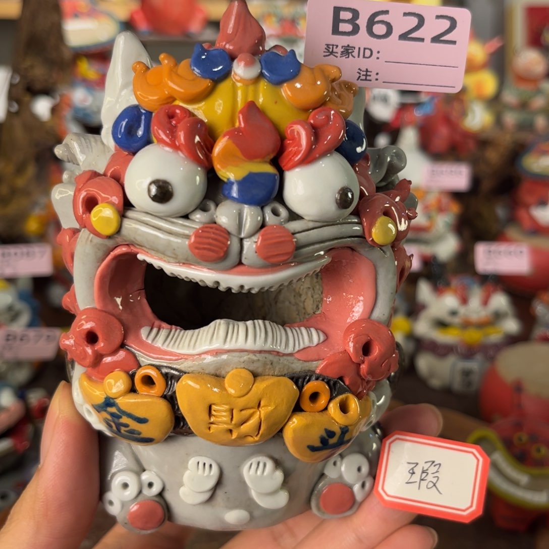 泥塑纯手工茶宠摆件