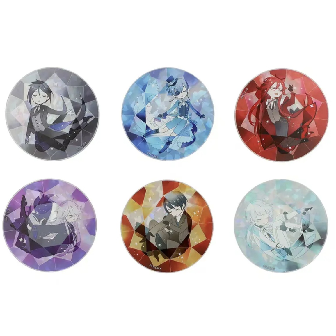 黑执事十周年亚克力杯垫（盲盒代拆）