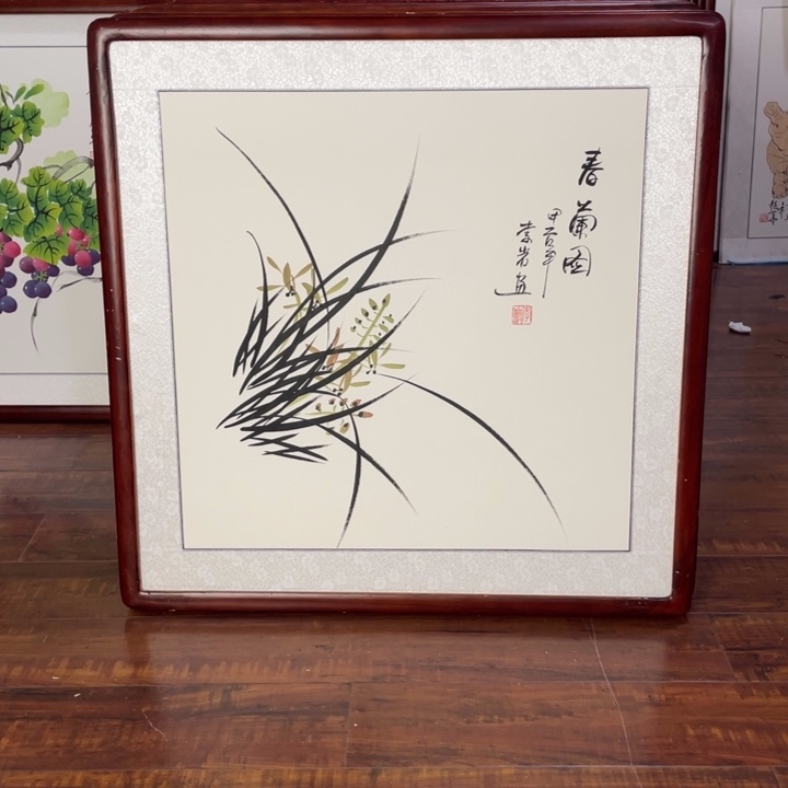 国画带框尺寸63*63厘米