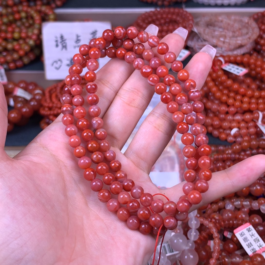 未镶嵌手链南红玛瑙卡6