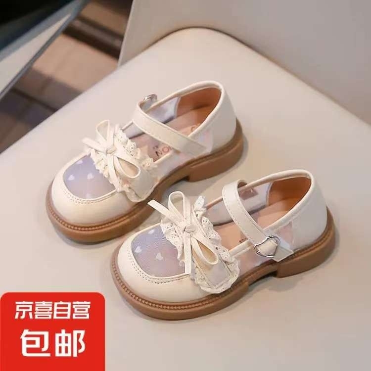 镂空时尚春季春秋夏季流光风女童镂空皮鞋鞋子童鞋