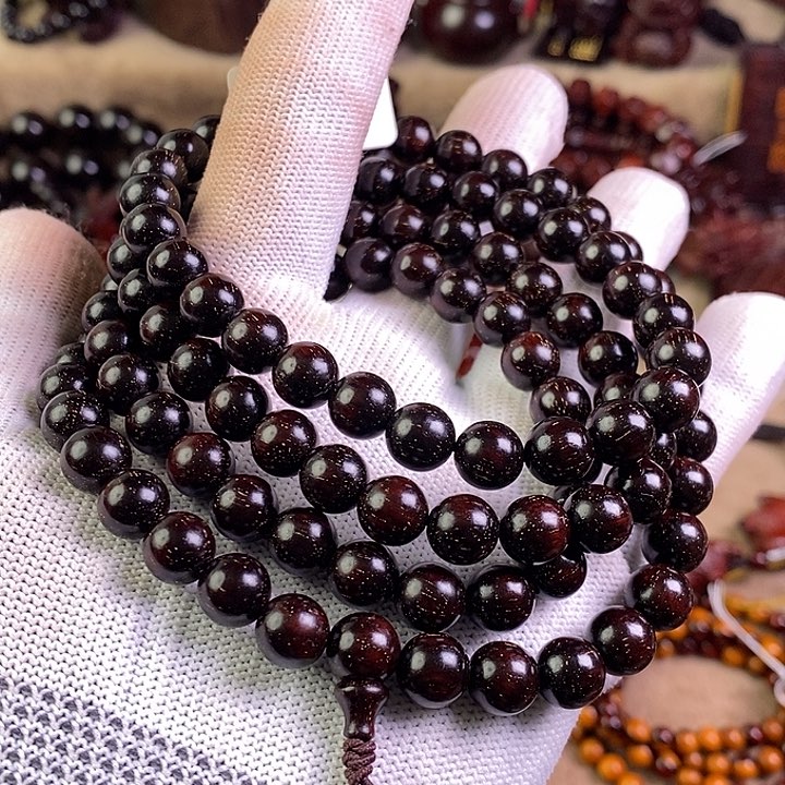 小叶紫檀手串/手链彬*8✖️108爆星